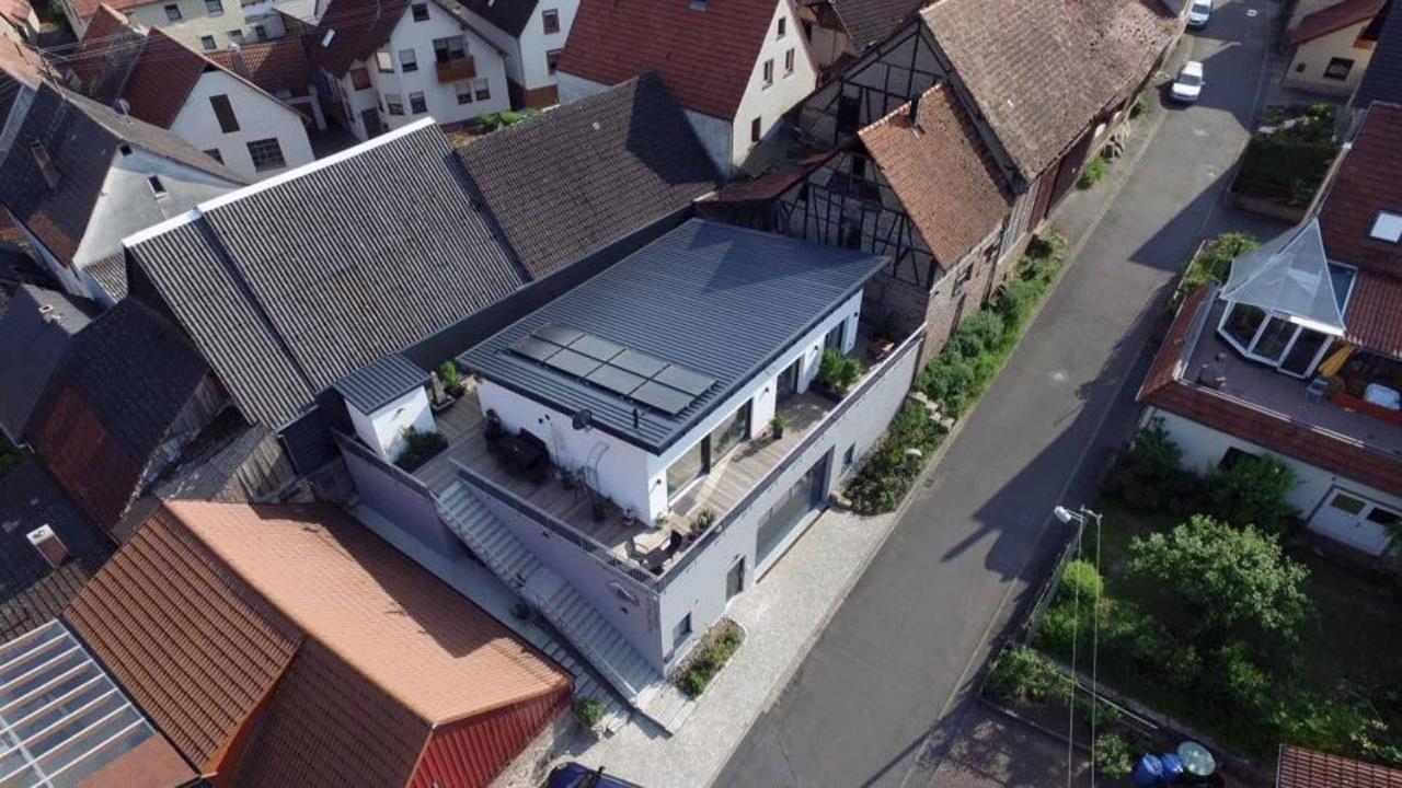 Апартаменты Penthouse Tauberblick Таубербишофсхайм Экстерьер фото